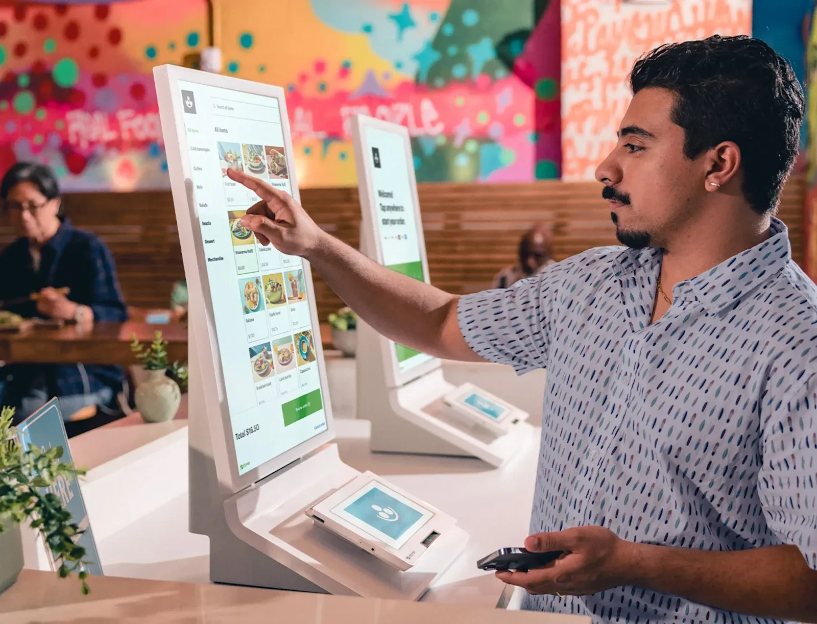 Borne de commande libre-service Clover Kiosk
