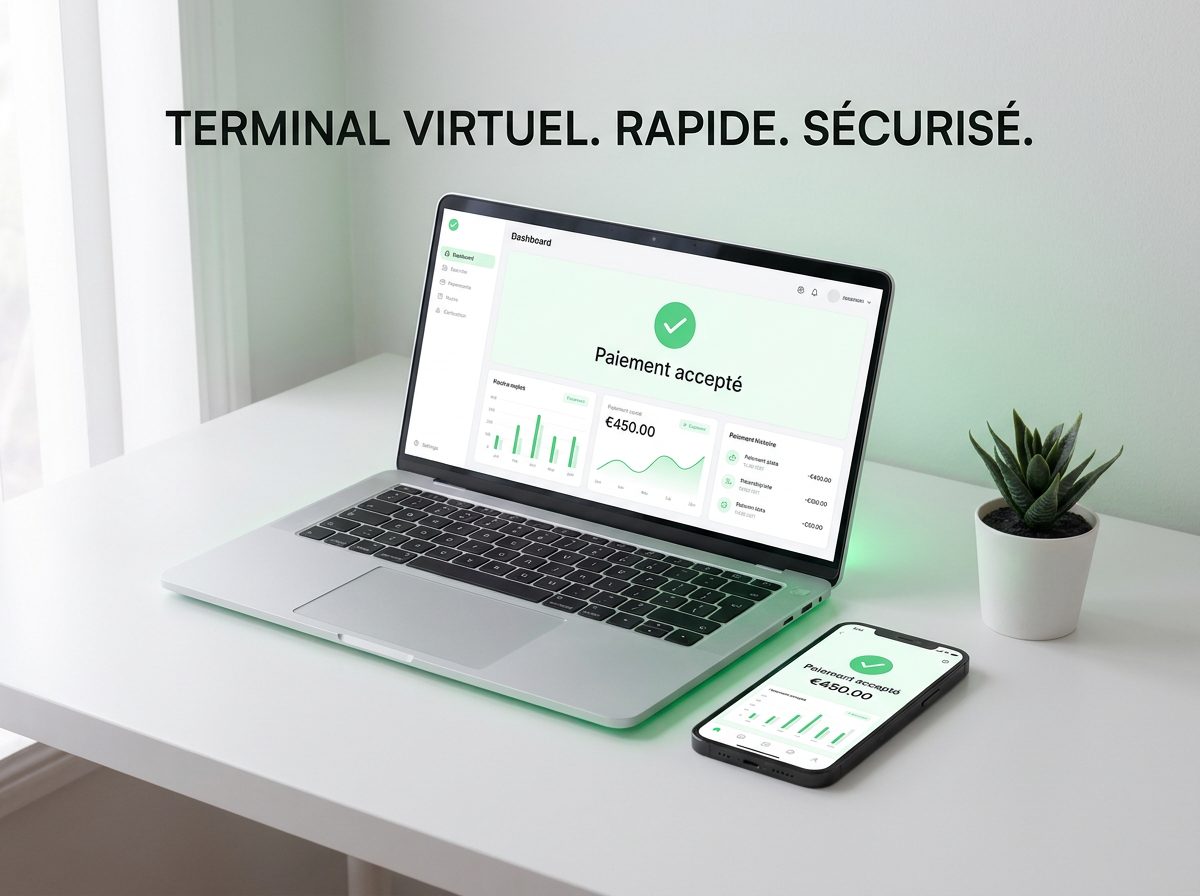 Terminal virtuel Clover ouvert dans un navigateur